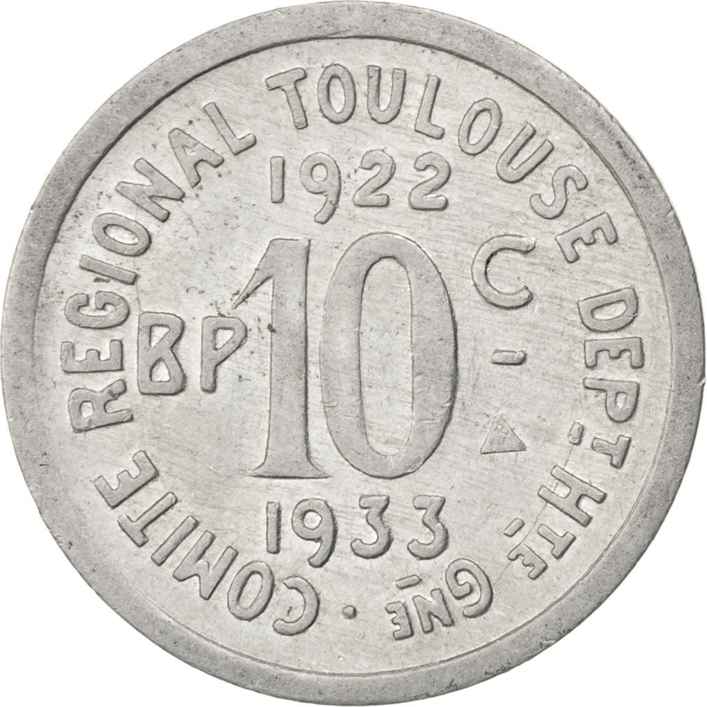 Toulouse, Union Latine, 10 Centimes 1922-1933, Elie 15.8