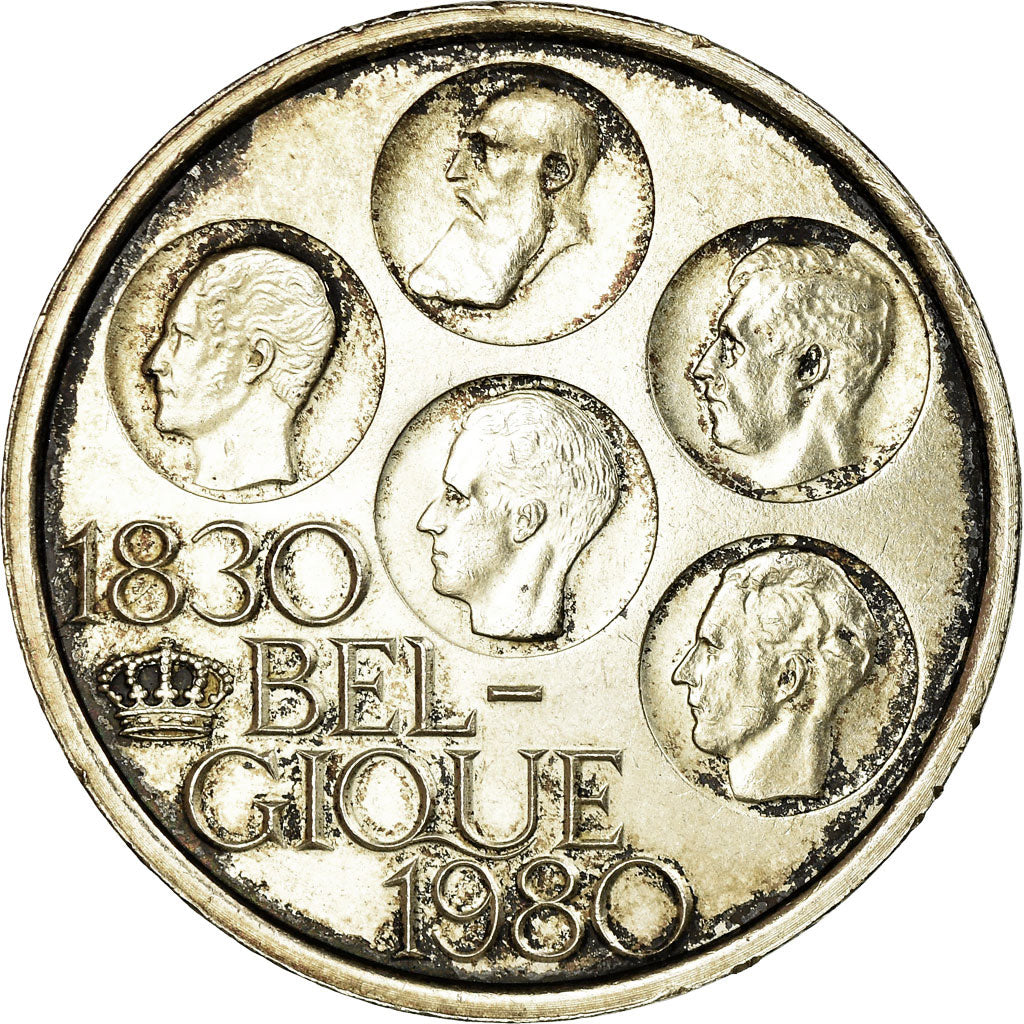 Monnaie, Belgique, 500 Francs, 500 Frank, 1980, Bruxelles, TTB+, Silver Clad
