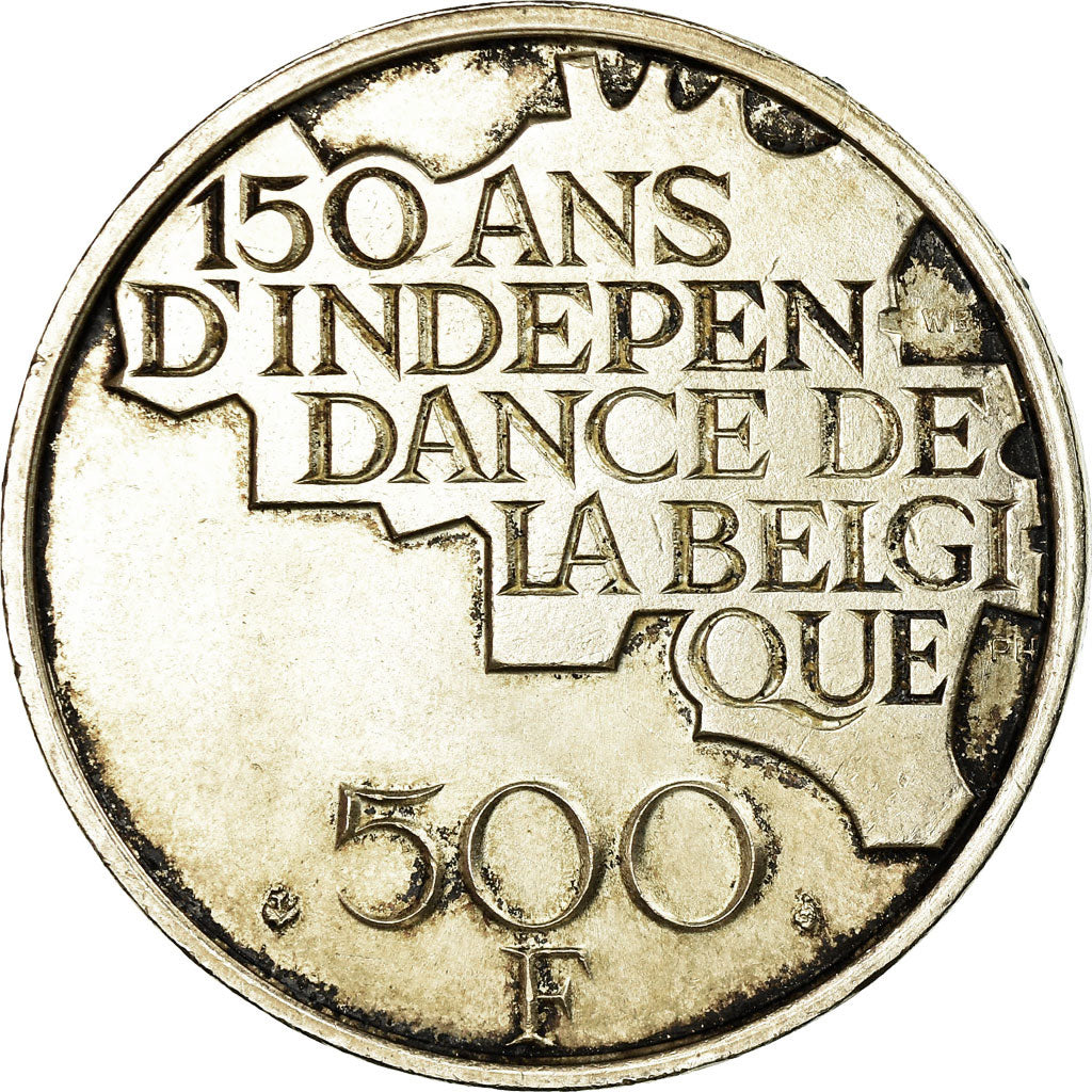Monnaie, Belgique, 500 Francs, 500 Frank, 1980, Bruxelles, TTB+, Silver Clad
