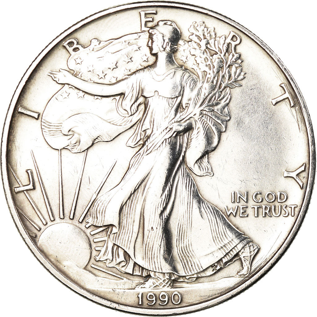 Moneta, Stati Uniti, Dollar, 1990, U.S. Mint, Philadelphia, BB, Argento, KM:273