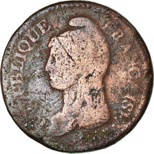 Monnaie, France, Dupré, Decime, 1799, Paris, B, Bronze, Gadoury:187, KM:644.1