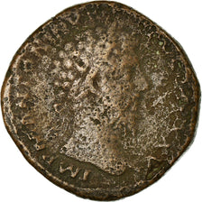 Moneda, Marcus Aurelius, Sestercio, 171, Roma, BC+, Cobre