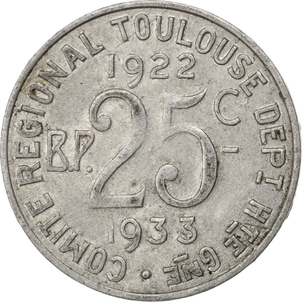 France, 25 Centimes, EF(40-45), Aluminium, Elie #15.9, 1.45