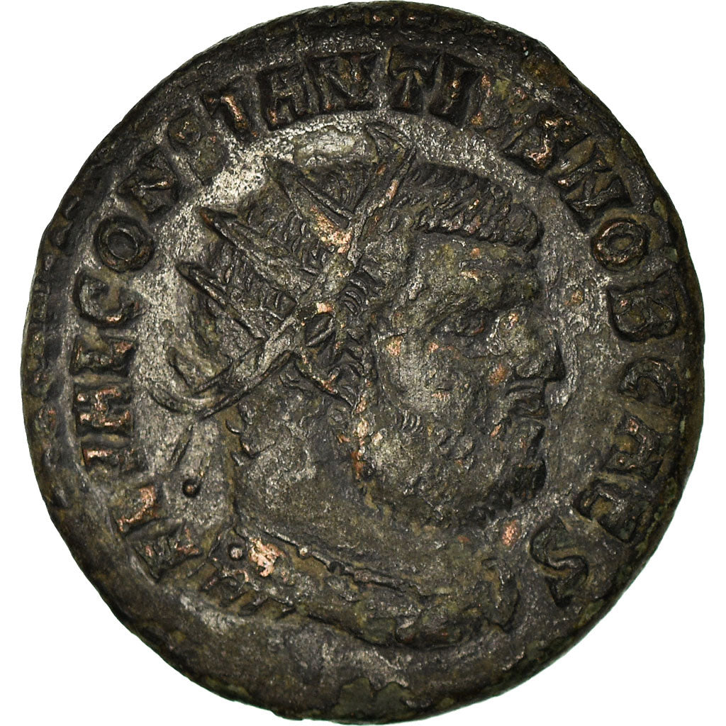 Moneta, Constantius I, Aurelianus, 295-296, Kyzikos, BB, Rame
