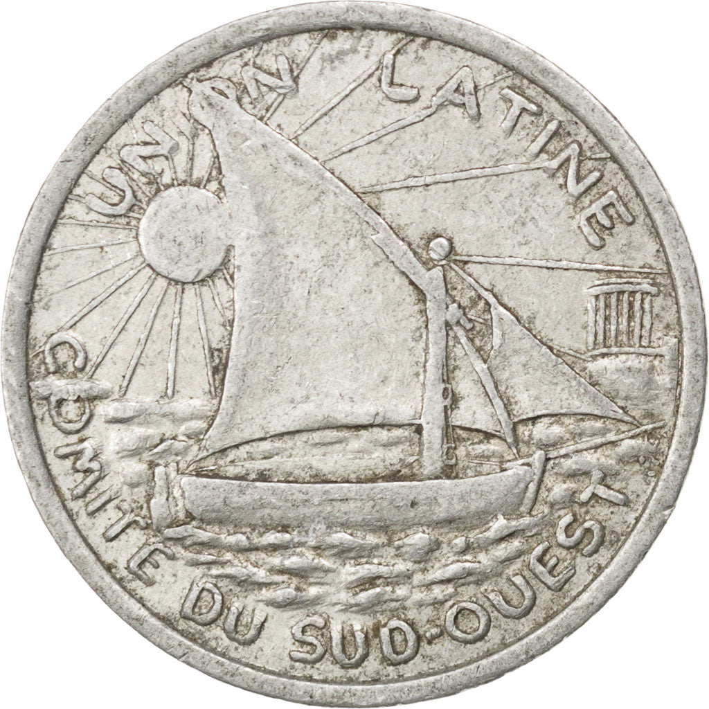 France, 25 Centimes, EF(40-45), Aluminium, Elie #15.9, 1.47