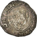 Munten, Frankrijk, Charles VI, Blanc Guénar, Tournai, FR+, Billon