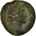 Moneta, Hadrian, As, 155-156, Roma, BB, Bronzo