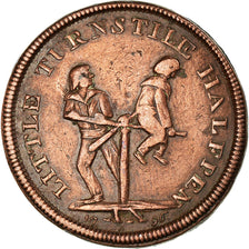 Gran Bretagna, Halfpenny Token, Little Turnstile Halfpenny - Coining Press