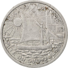 France, 25 Centimes, EF(40-45), Aluminium, Elie #15.9, 1.40