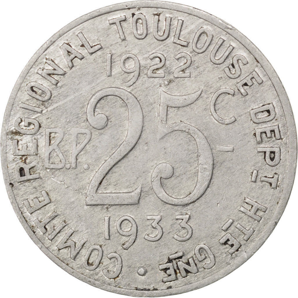France, 25 Centimes, EF(40-45), Aluminium, Elie #15.9, 1.40