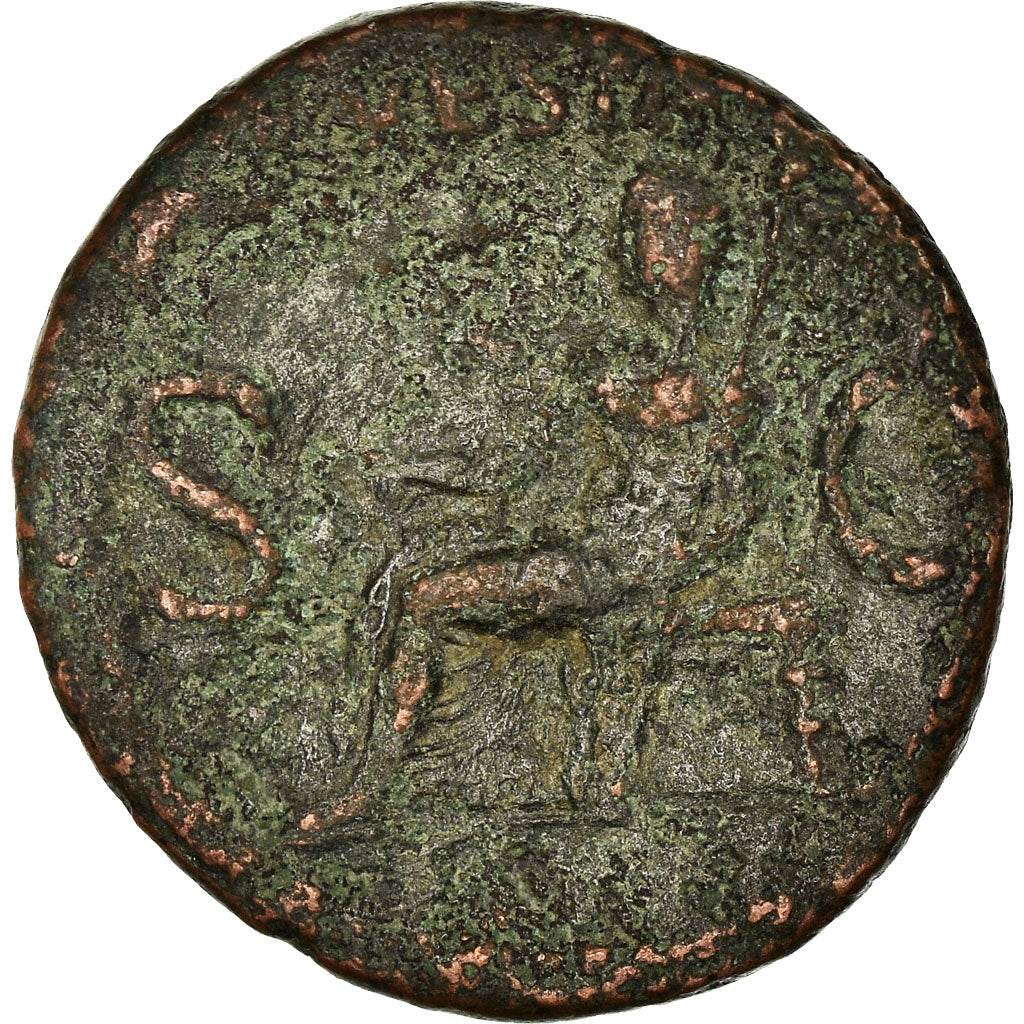 Coin, Caligula, As, 37-38, Rome, F(12-15), Copper, RIC:38