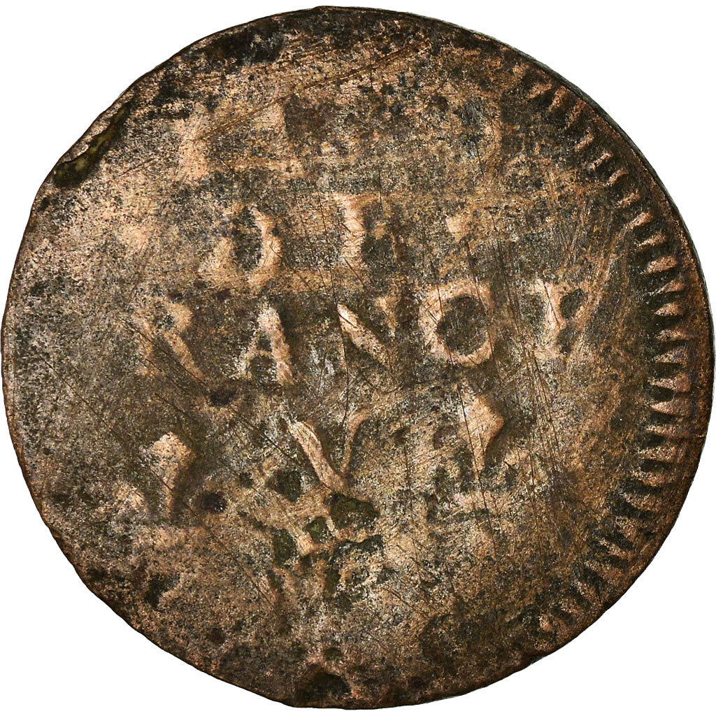 Moneta, Francia, Louis XIV, Liard de France au buste âgé, troisième type