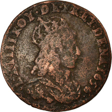 Münze, Frankreich, Louis XIV, Liard, 1656, Meung sur Loire, S, Kupfer