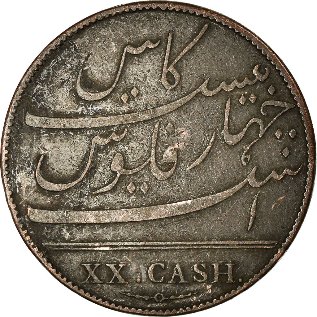 Coin, INDIA-BRITISH, MADRAS PRESIDENCY, 20 Cash, 1803, Soho Mint, Birmingham