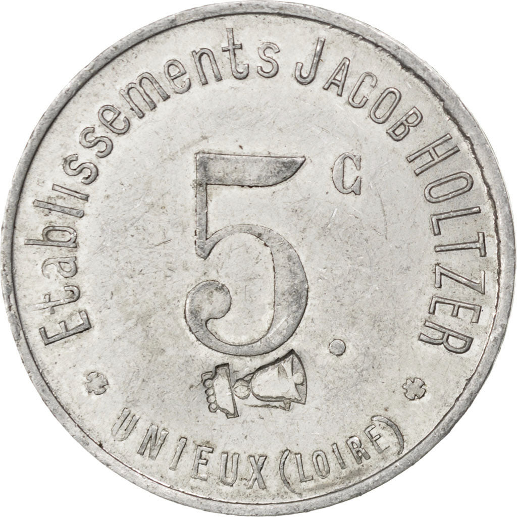 France, 5 Centimes, EF(40-45), Aluminium, Elie #45.1, 1.47