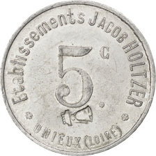 France, 5 Centimes, EF(40-45), Aluminium, Elie #45.1, 1.47
