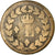 Moneta, Francia, Louis XVIII, Decime, 1814, Strasbourg, MB, Bronzo, KM:701