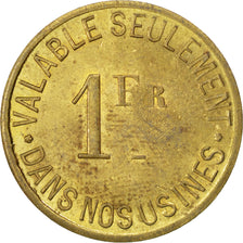 France, 1 Franc, AU(55-58), Brass, Elie #45.4, 4.55