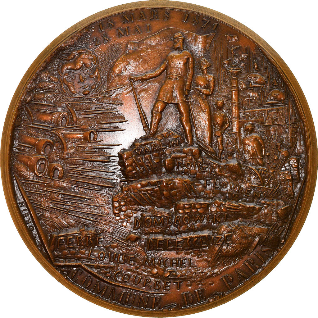 France, Médaille, Centenaire de la Commune de Paris, Victor Hugo, History