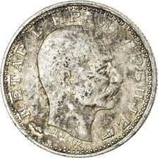 Moneta, Serbia, Peter I, 50 Para, 1915, BB+, Argento, KM:24.1