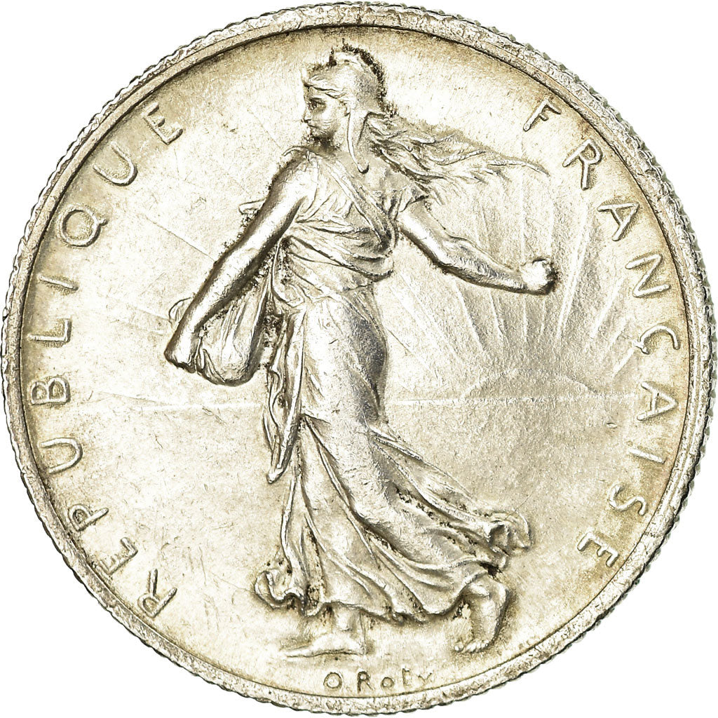 Monnaie, France, Semeuse, 2 Francs, 1916, Paris, TTB+, Argent, Gadoury:532