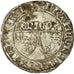 Monnaie, France, Henri VI de Lancastre, Blanc aux Écus, Saint Lô, TB+, Billon