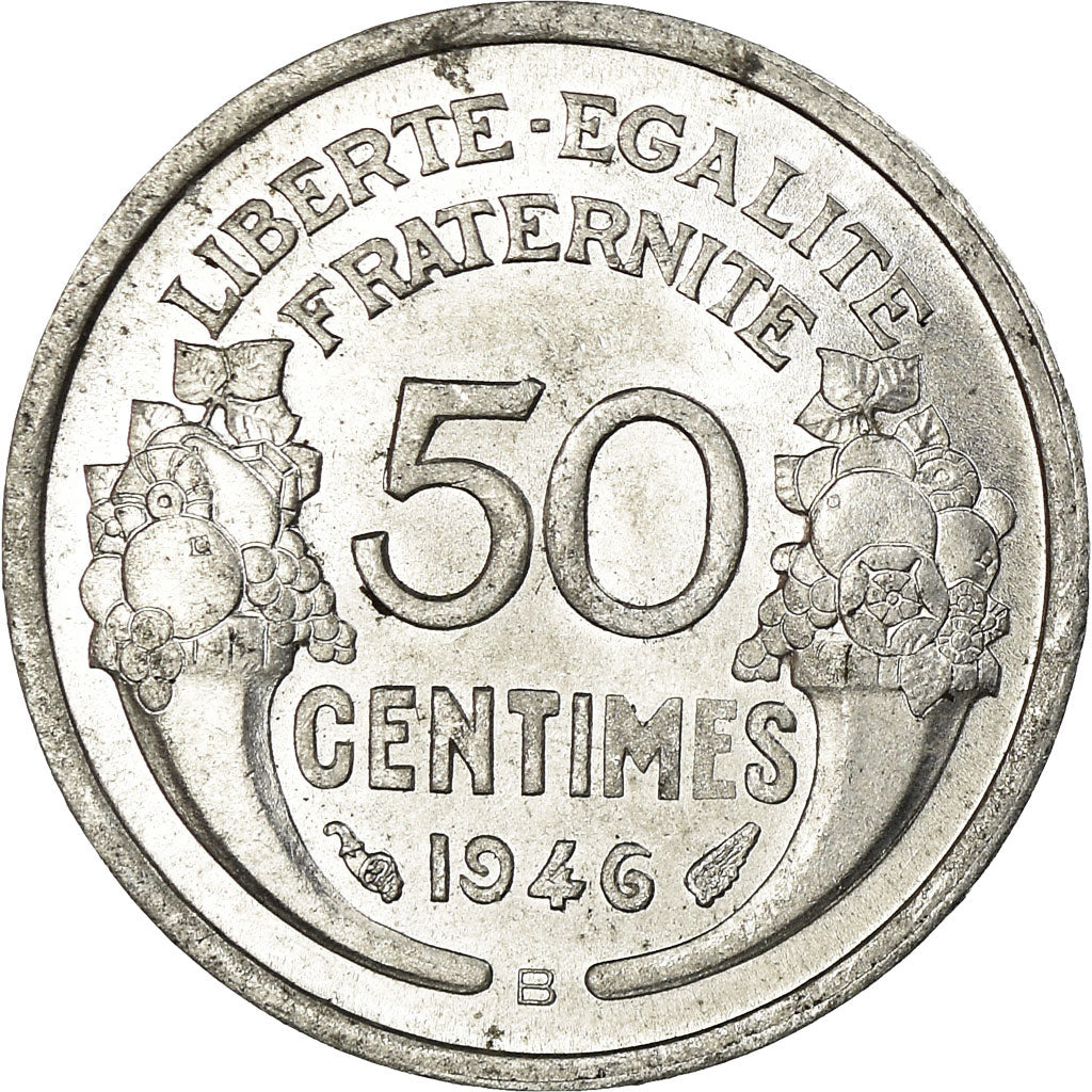 Coin, France, Morlon, 50 Centimes, 1946, Beaumont - Le Roger, MS(60-62)