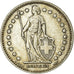 Coin, Switzerland, 2 Francs, 1940, Bern, VF(30-35), Silver, KM:21