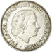 Münze, Niederlande, Juliana, 2-1/2 Gulden, 1960, SS+, Silber, KM:185