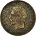 Monnaie, France, Napoleon III, Napoléon III, 5 Centimes, 1855, Bordeaux, TB+