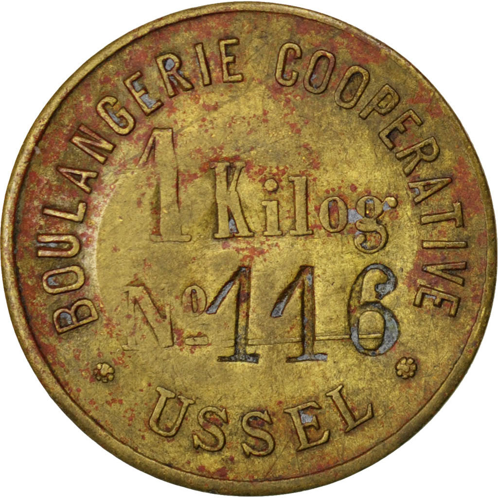 France, 1 Kilogram, EF(40-45), Brass, Elie #10.1, 2.59