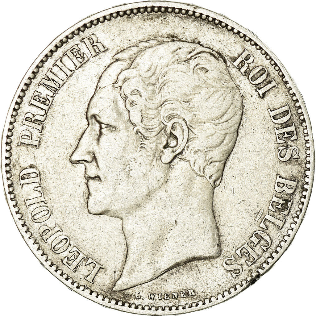 Coin, Belgium, Leopold I, 5 Francs, 5 Frank, 1849, VF(30-35), Silver, KM:17