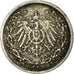 Coin, GERMANY - EMPIRE, 1/2 Mark, 1907, Stuttgart, EF(40-45), Silver, KM:17