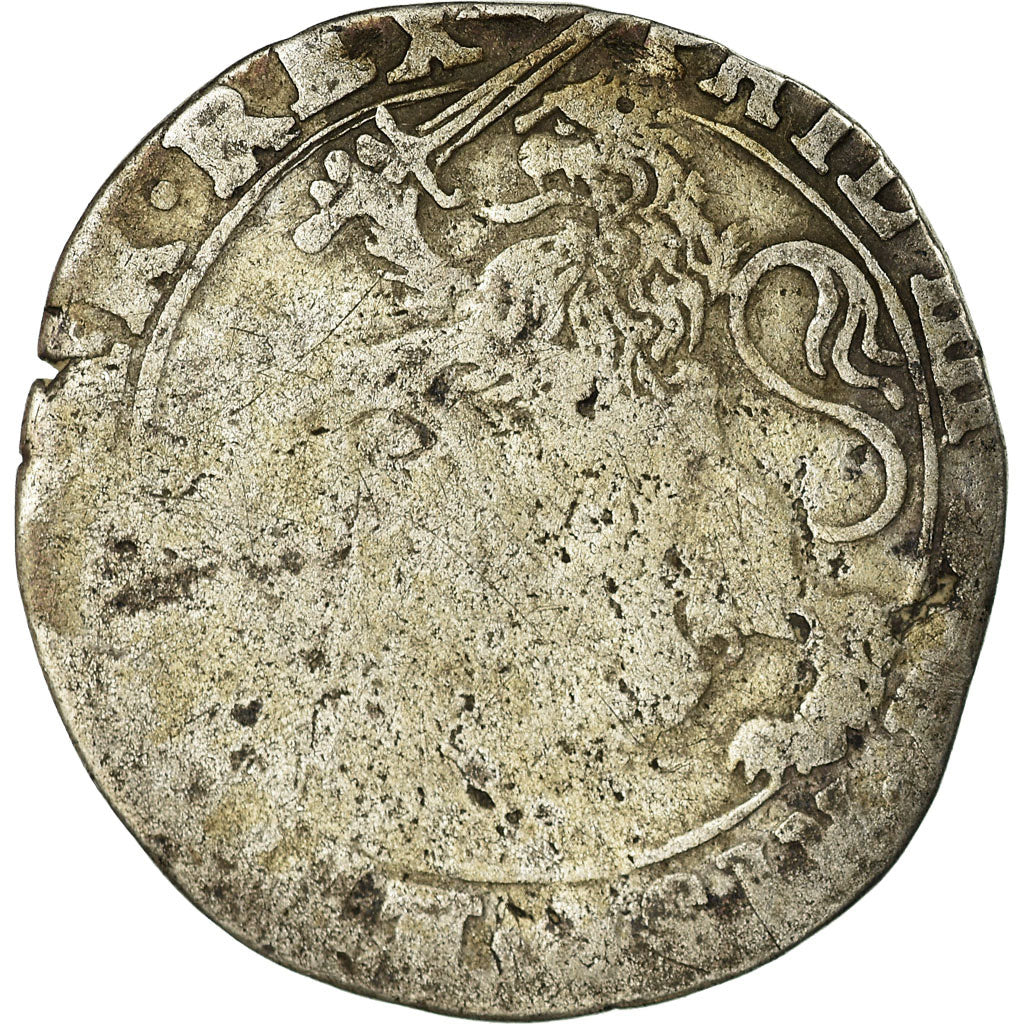 Coin, Spanish Netherlands, BRABANT, Philip IV, Escalin, 162(-), Uncertain Mint