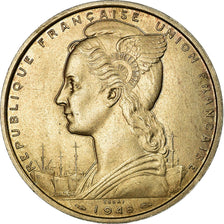 Münze, Französisch-Somaliland, 5 Francs, 1948, Paris, VZ, Copper-nickel