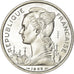 Coin, Madagascar, 5 Francs, 1953, Paris, ESSAI, MS(65-70), Aluminum, KM:E3