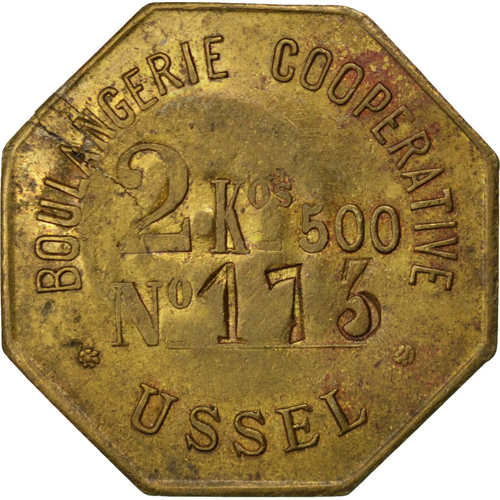 France, 2,5 Kilos, EF(40-45), Brass, Elie #10.7, 2.49