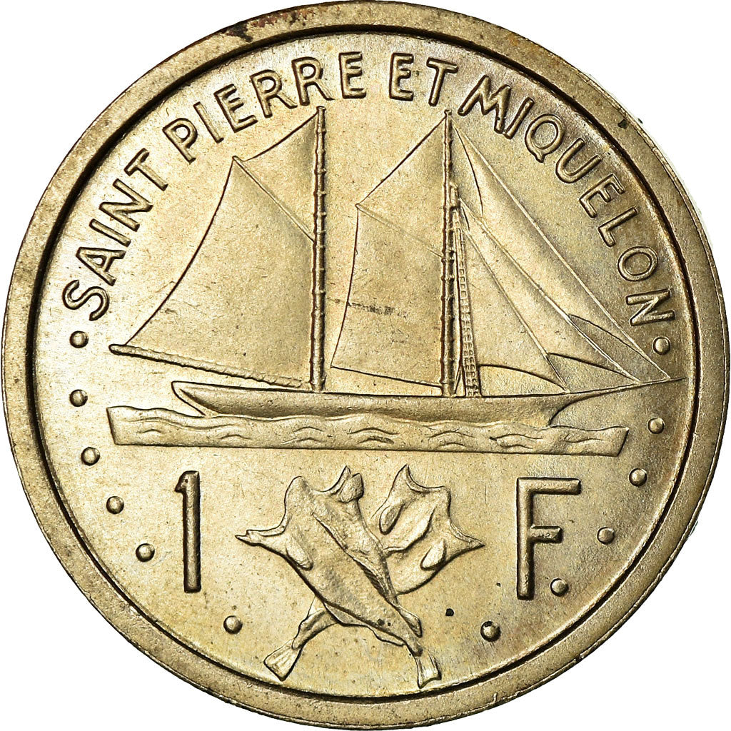 Coin, SAINT PIERRE & MIQUELON, Franc, 1948, Paris, MS(65-70), Copper-nickel