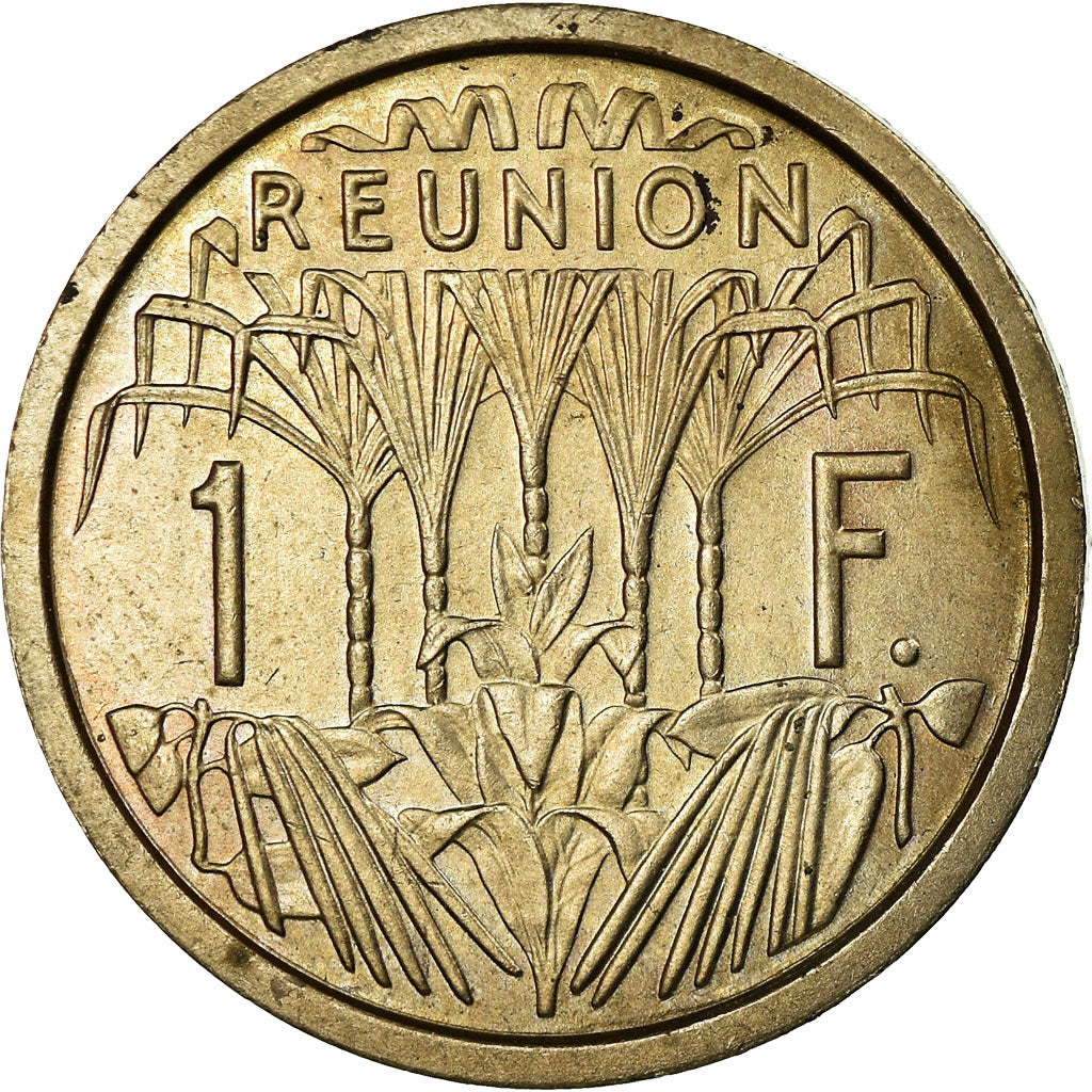 Coin, Réunion, Franc, 1948, ESSAI, AU(50-53), Copper-nickel, KM:E3, Lecompte:52