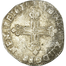 Moneta, Francja, Louis XIII, 1/4 Écu à la croix, 1/4 Ecu, 1629, Bayonne