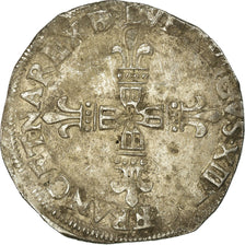 Monnaie, France, Louis XIII, 1/4 Écu de Béarn, 1/4 Ecu, 1621, Pau, TB, Argent