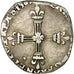 Coin, France, Henri III, 1/4 d'écu à la croix de face, 1587, Toulouse