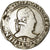 Moneta, Francja, Franc au Col Plat, 1577, Angers, VF(20-25), Srebro
