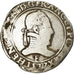 Moneda, Francia, Franc au Col Plat, 1577, Angers, BC+, Plata, Duplessy:1130