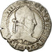 Moneta, Francja, Henri III, Franc au Col Plat, 1585, Angers, VF(30-35), Srebro