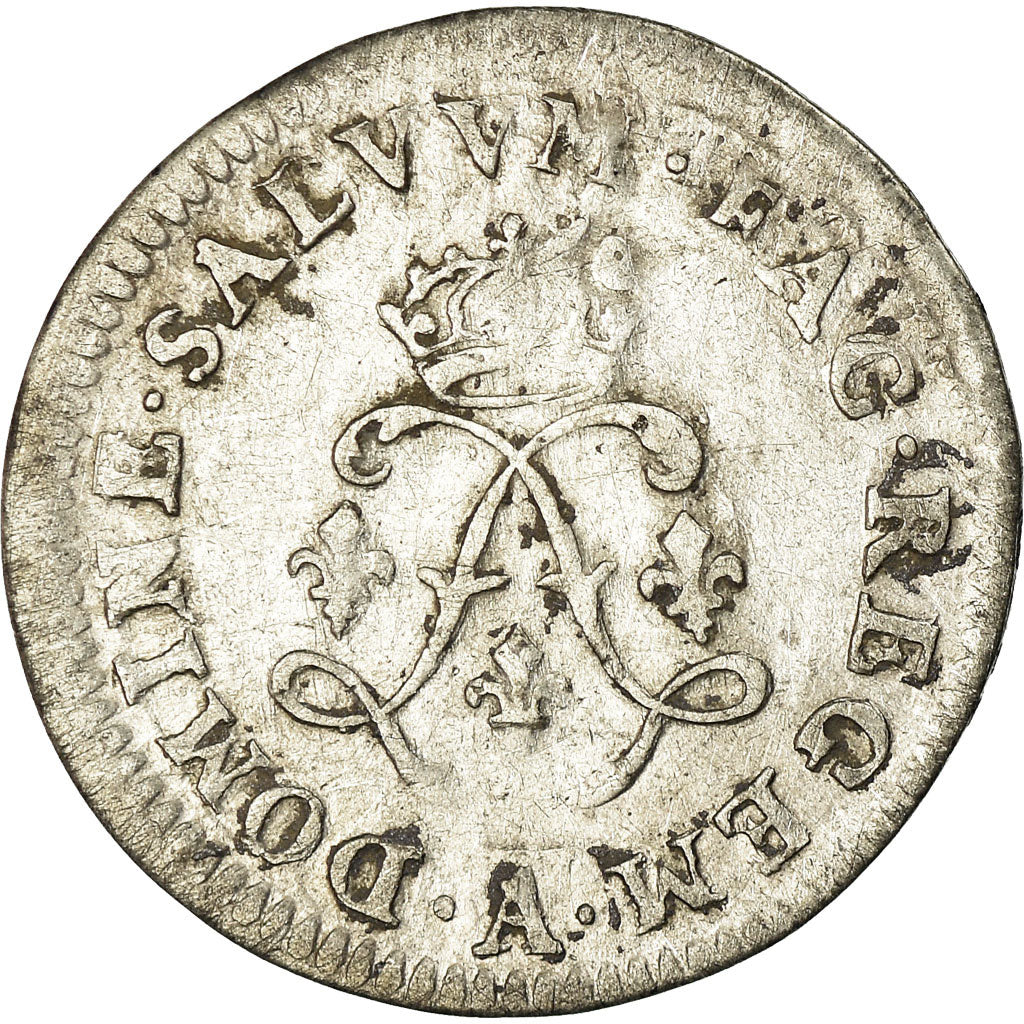 Coin, France, Louis XIV, 4 Sols aux 2 L, 4 Sols 2 Deniers, 1692, Paris