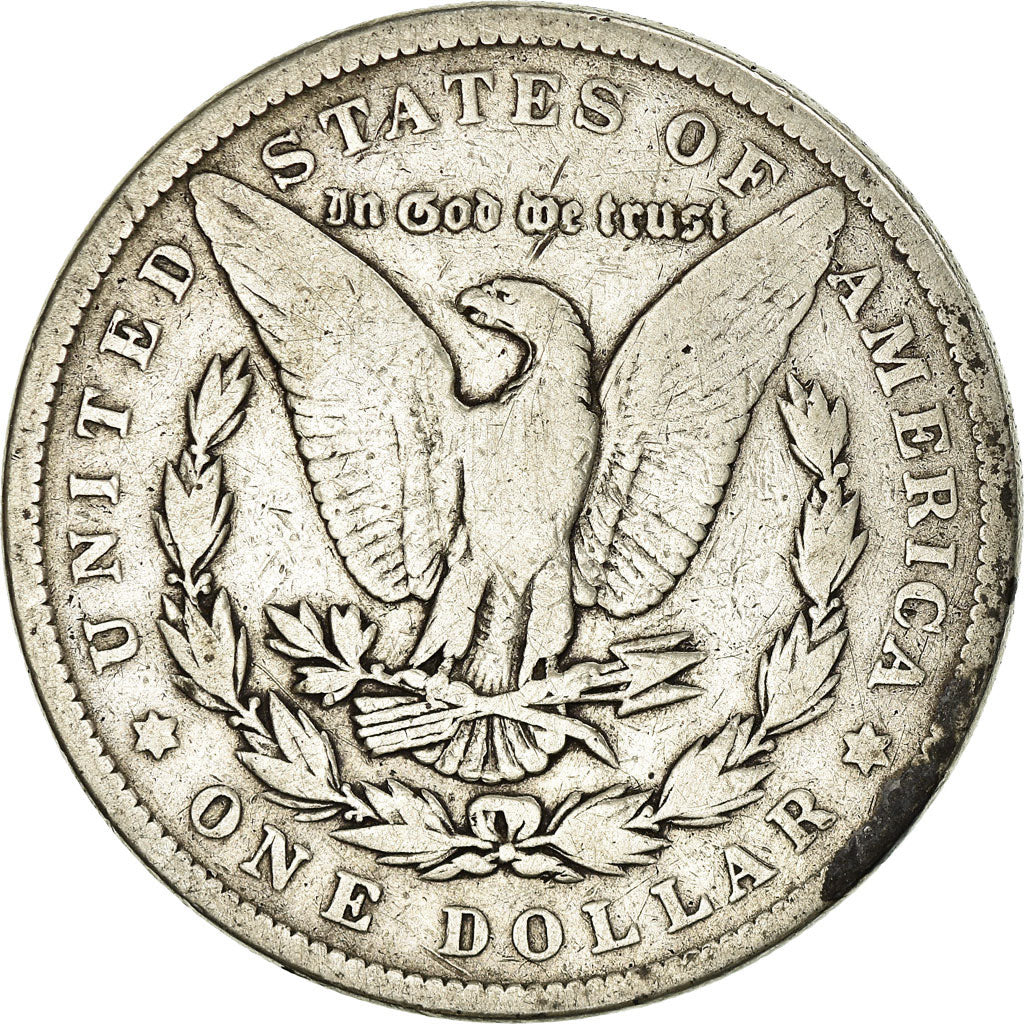 Coin, United States, Morgan Dollar, Dollar, 1886, U.S. Mint, Philadelphia