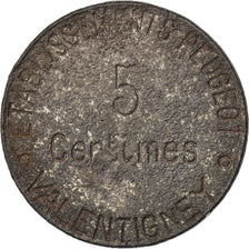 France, 5 Centimes, VF(30-35), Iron, Elie #10.1, 4.66