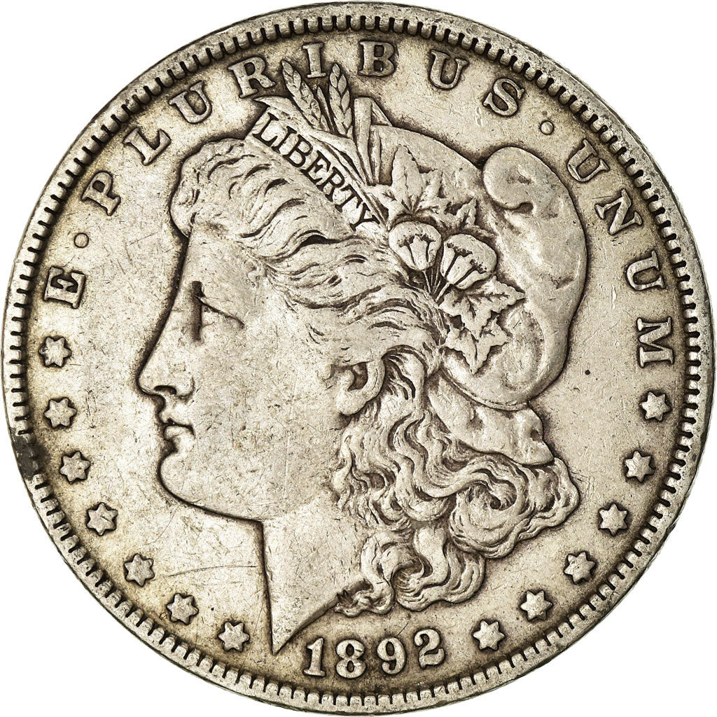 Moneta, Stati Uniti, Morgan Dollar, Dollar, 1892, U.S. Mint, Philadelphia, MB