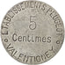 Munten, Frankrijk, 5 Centimes, PR, Iron, Elie:10.1